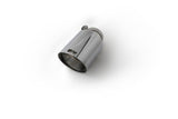 Remus 0006 70SGR - Stainless Steel 102mm Angled Straight Cut Chrome w/Adjustable Clamp Tail Pipe (Single)