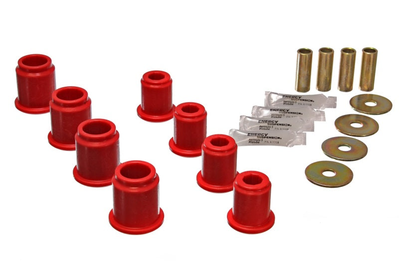 Energy Suspension 8.3115R - 6/95-04 Toyota Pick Up 4W (Exc T-100/Tundra) Red Front Control Arm Bushing Set