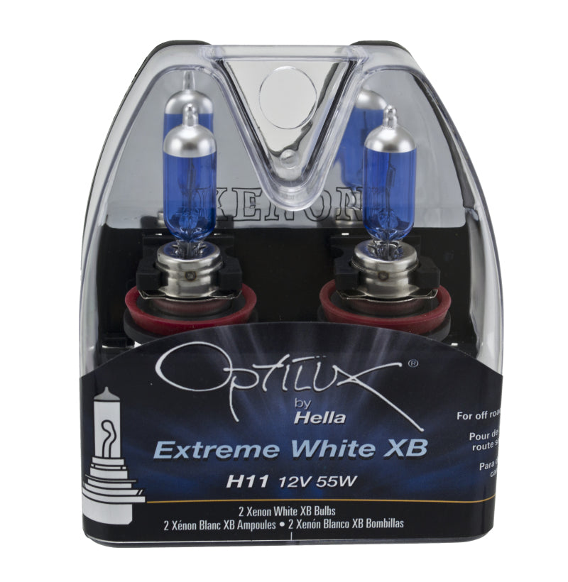 Hella H71071262 - H11 12V 55W Xenon White XB Bulb (Pair)