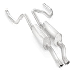 Stainless Works RAM09CB-C - 2009-16 Dodge Ram 5.7L Truck Exhaust 3in X-Pipe Chambered Mufflers Under Bumper Exit