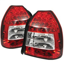 Load image into Gallery viewer, SPYDER 5004949 - Spyder Honda Civic 96-00 3DR LED Tail Lights Red Clear ALT-YD-HC96-3D-LED-RC