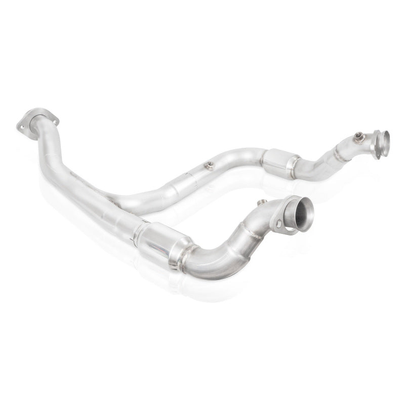 Stainless Works 15-18 F-150 3.5L Downpipe 3in High-Flow Cats Y-Pipe Factory Connection - free shipping - Fastmodz