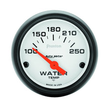 Load image into Gallery viewer, AutoMeter 5737 - Autometer Phantom 52mm 100-250 Deg F Electronic Water Temp Gauge