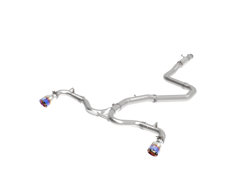 aFe Takeda 304SS Cat-Back Exhaust w/Blue Flame Tips 2018 Hyundai Elantra GT Sport I4 1.6L (t)