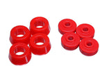 Energy Suspension 8.8102R - 1996-2009 Toyota 4Runner Rear Shock Bushings (Red)