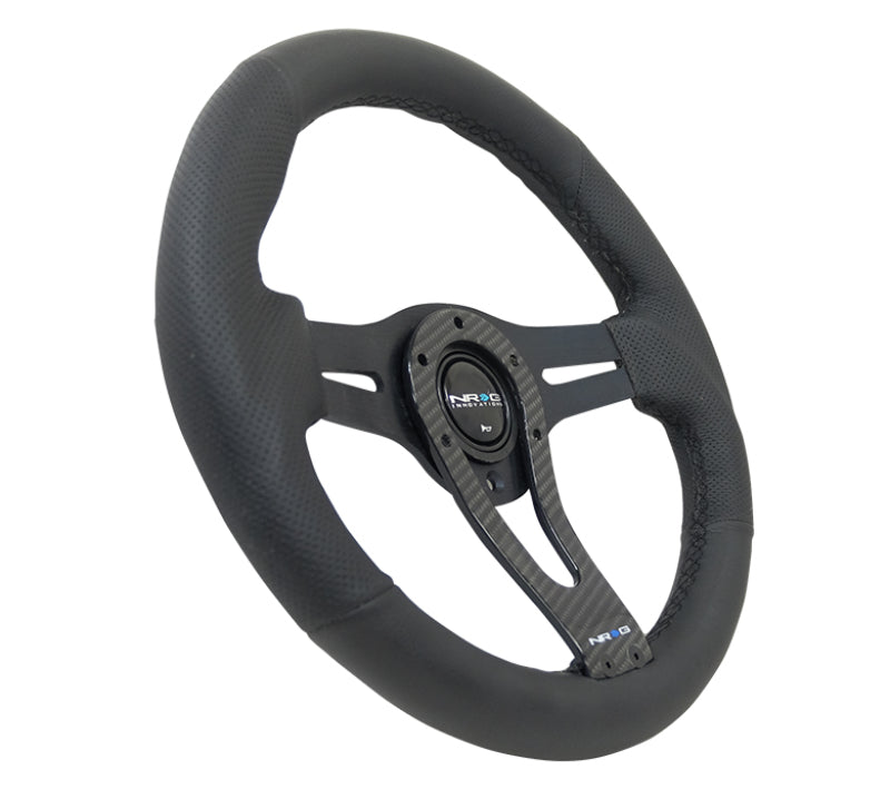 NRG RST-002RCF - Reinforced Steering Wheel (320mm) w/Carbon Center Spoke