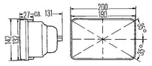 Load image into Gallery viewer, Hella 3427861 - E-Code 5in x 7in H4 Conversion Headlamp Kit