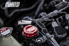 Load image into Gallery viewer, Turbo XS HC-OC-RED-SI - 2016+ Honda Civic Red Oil Cap