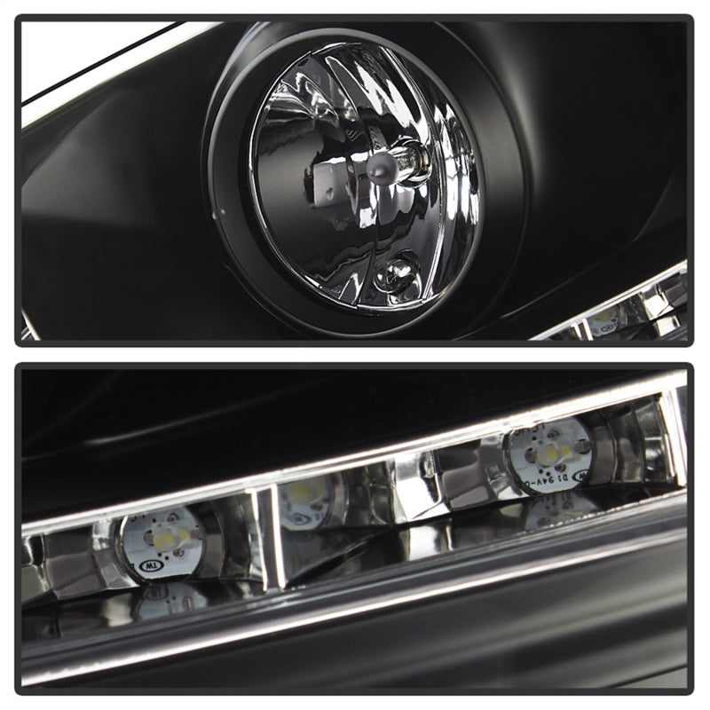 SPYDER 5017529 - Spyder Volkswagen GTI 06-09/Jetta 06-09 Xenon/HID Model OnlyDRL Black PRO-YD-VG06-HID-DRL-BK