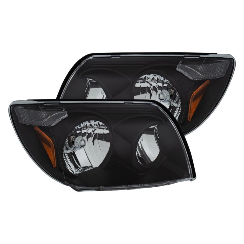 ANZO - [product_sku] - ANZO 2003-2005 Toyota 4Runner Crystal Headlights Black - Fastmodz