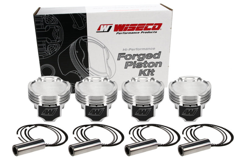 Wiseco K565M82 - Toyota Turbo 4v Dished -16cc 82MM Piston Shelf Stock Kit