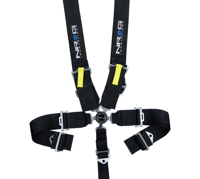 NRG SBH-RS5PCBK - SFI 16.1 5PT 3in. Seat Belt Harness / Cam LockBlack