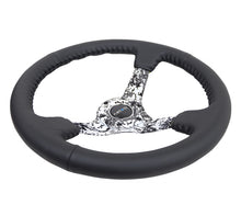 Load image into Gallery viewer, NRG Reinforced Steering Wheel (350mm / 3in. Deep) Blk Leather w/Hydrodipped Digi-Camo Spokes - free shipping - Fastmodz