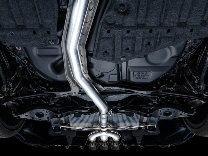AWE Tuning 3020-53287 FITS 2023 Honda Civic Type R FL5 Track Edition Exhaust w/ Triple Diamond Black Tips