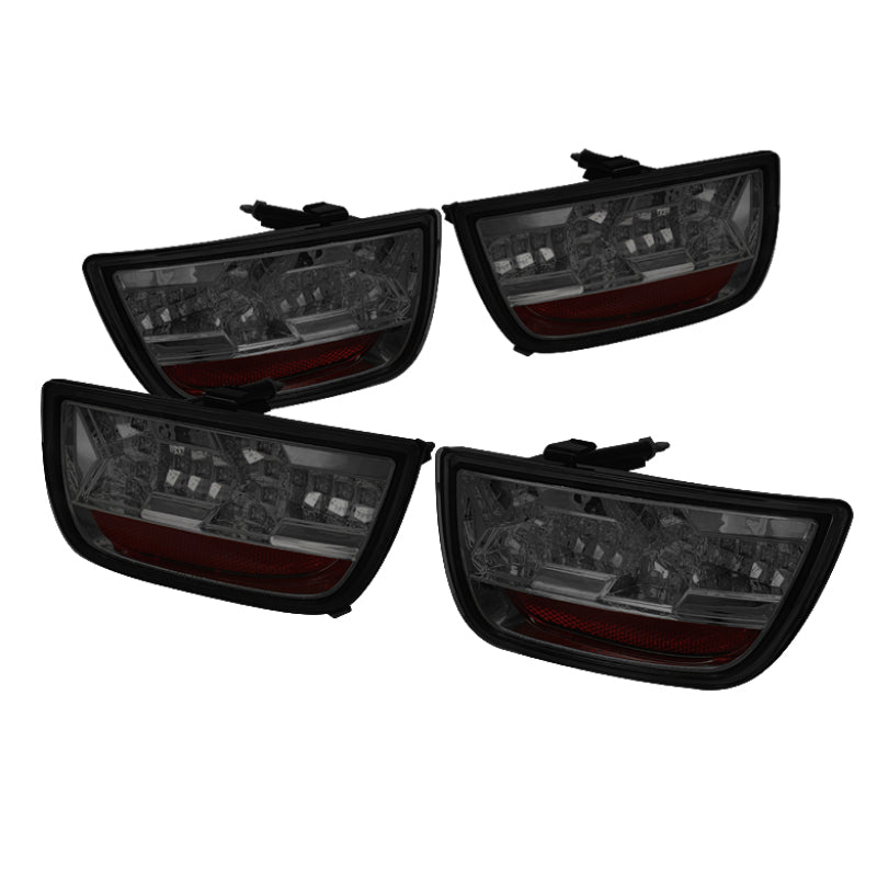 SPYDER 5032201 - Spyder Chevy Camaro 10-13 LED Tail Lights Smoke ALT-YD-CCAM2010-LED-SM