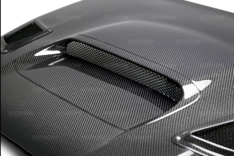 Seibon HD15SBIMP-CS FITS 15-17 Subaru Impreza WRX/STI CS Style Carbon Fiber Hood