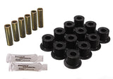 Energy Suspension 6.2102G FITS 6.2102G FITS 72-81 Scout II Black Front & Rear Leaf Spring Bushing Set