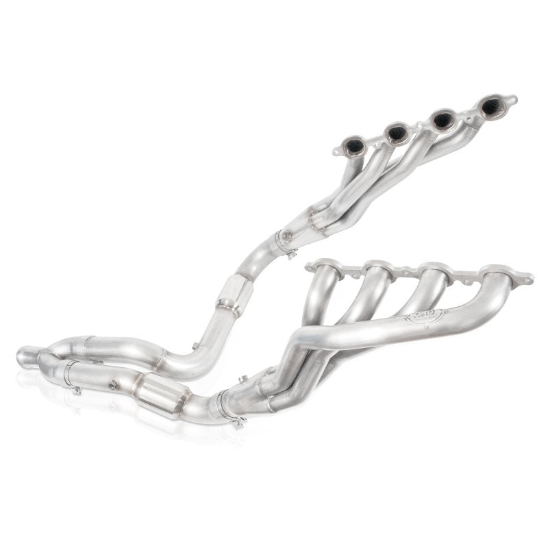 Stainless Works CT07HCATY - 2007-13 Chevy Silverado/GMC Sierra Headers 1-7/8in Primaries High-Flow Cats Y-Pipe