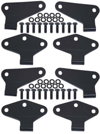 Kentrol 80581 FITS 80581 FITS 07-18 Jeep Wrangler JK Body Door Hinge Set 8 Pieces 4 DoorTextured Black