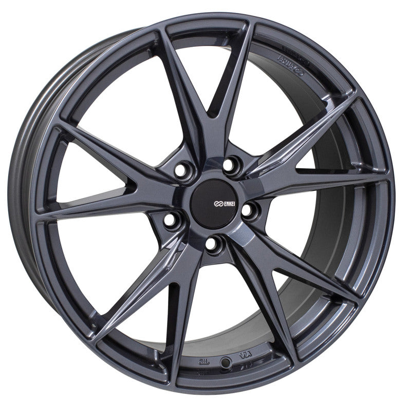Enkei 523-880-6535BGM - Phoenix 18x8 35mm Offset 5x114.3 72.6mm Bore Blue Gunmetal Wheel