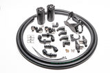 Radium Engineering 20-0590-FL - Dual Catch Can Kit Nissan R32 Skyline GT-R Fluid Lock