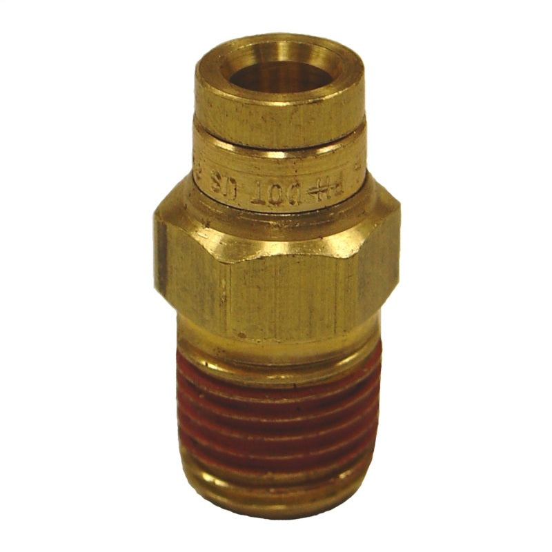 Firestone 3463 - Male Connector 1/4in. Push-Lock x 1/4in. NPT Brass Air Fitting2 Pack (WR1760)