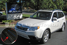 Load image into Gallery viewer, Rally Armor MF11-UR-BLK/SIL FITS: 2009+ Subaru Forester UR Black Mud Flap w/ Silver Logo