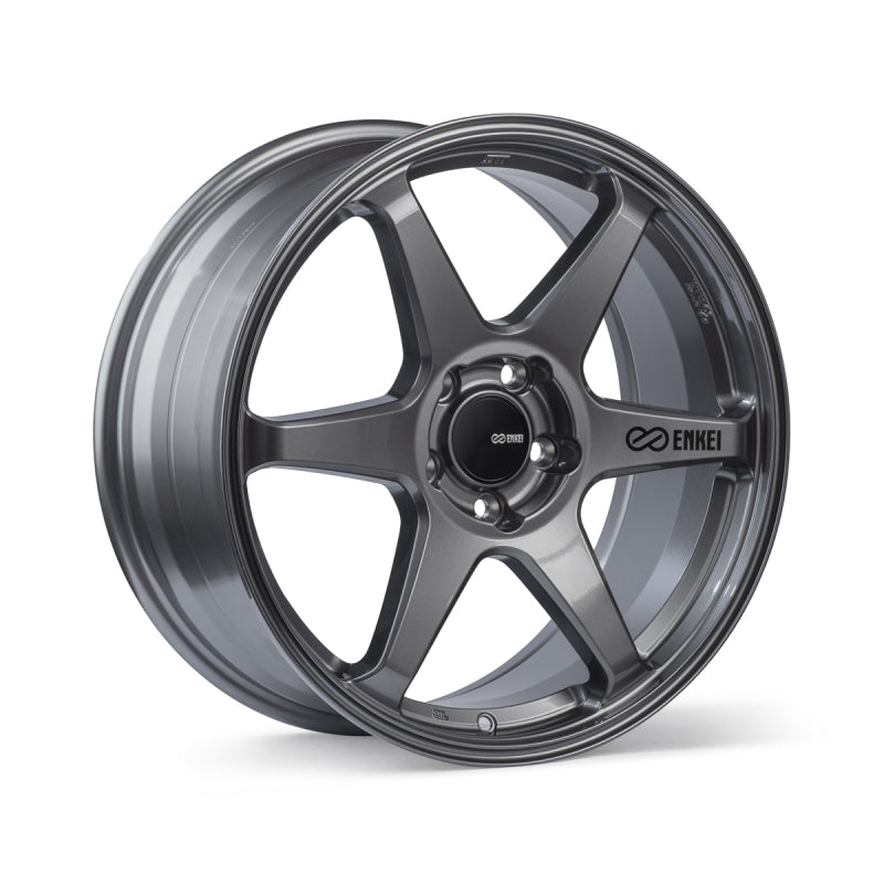 Enkei 539-895-6538GM - T6R 18x9.5 38mm Offset 5x114.3 Bolt Pattern 72.6 Bore Matte Gunmetal Wheel