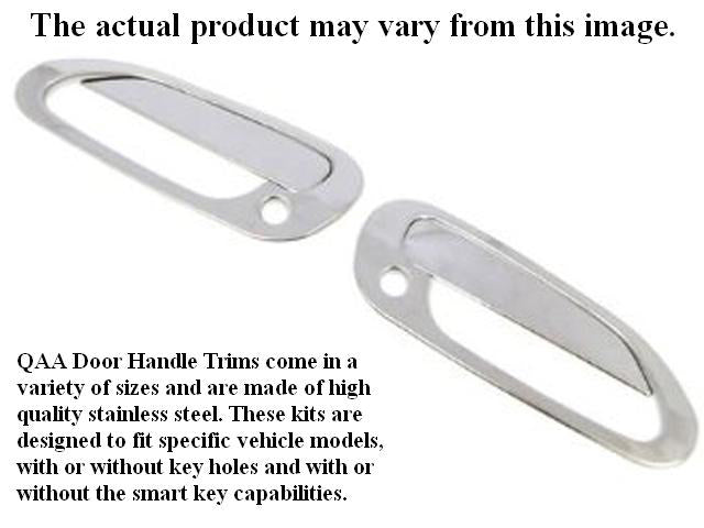 QAA Chrome Door Handle Trim For 1993-1997 Chevrolet Camaro - 2-door Targa Top Liftback Coupe Convertible
