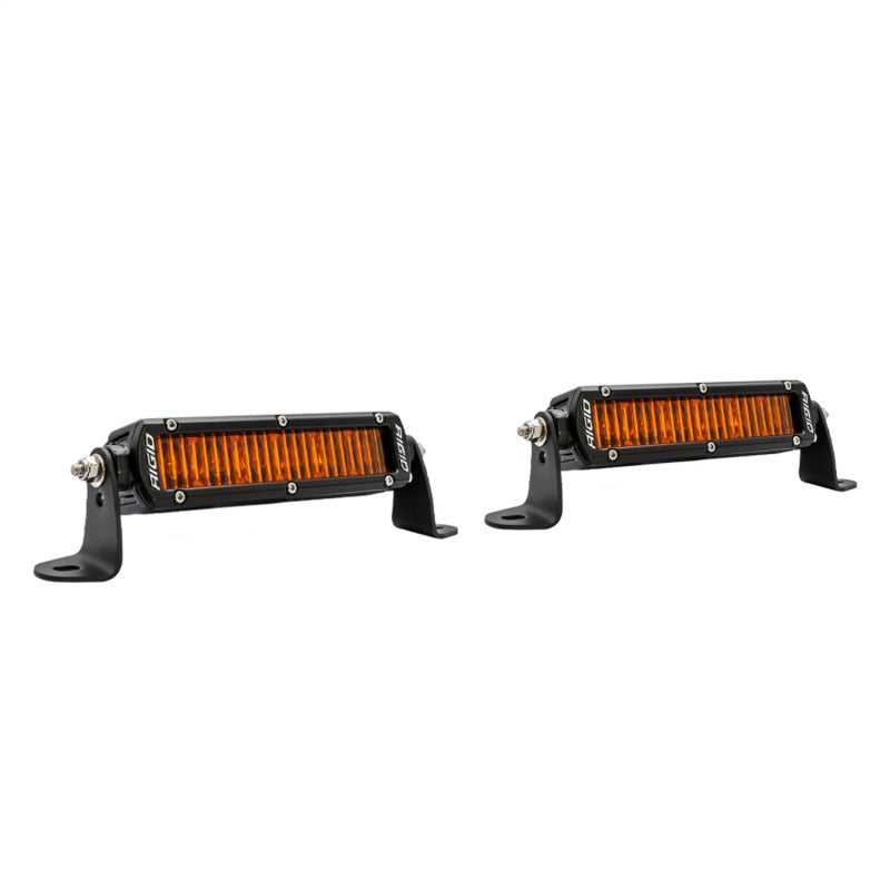 Rigid Industries 906705 FITS SR-Series SAE 6in. w/ Amber PRO Lens (Pair)