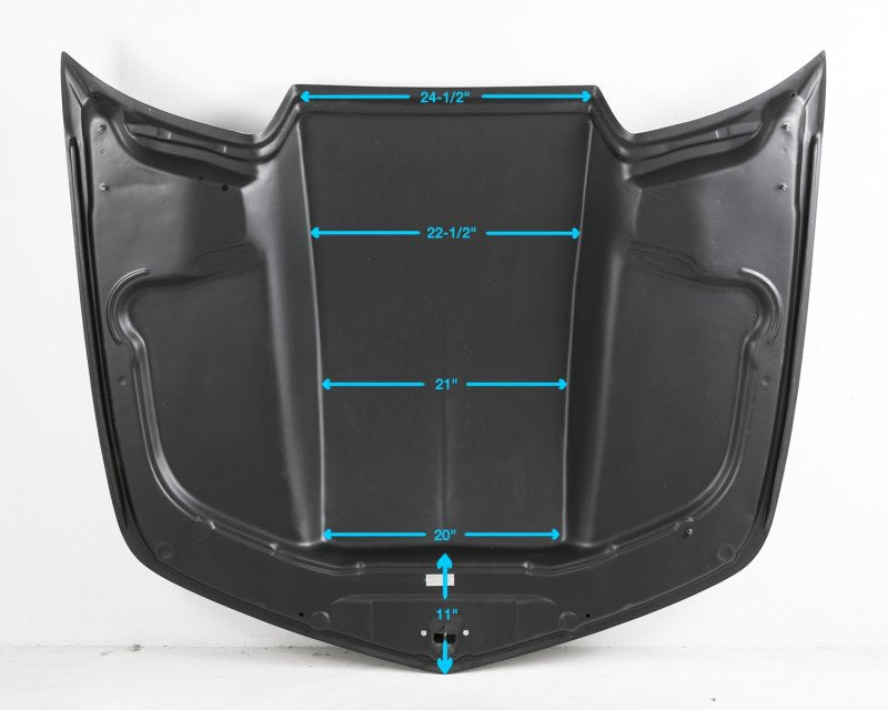 Anderson Composites AC-HD1011CHCAM-CP-GF FITS 10-15 Chevrolet Camaro Type-COPO 3in Cowl HoodFiberglass
