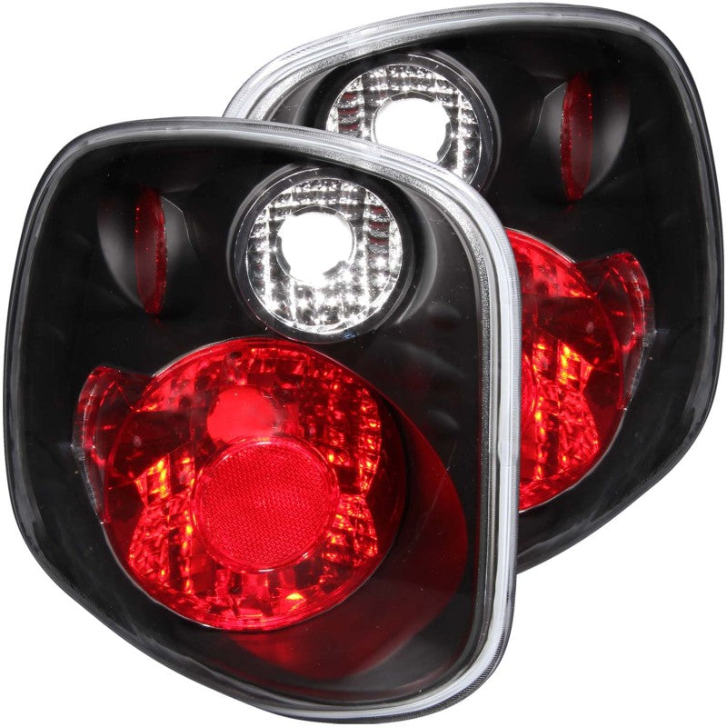 ANZO - [product_sku] - ANZO 2001-2003 Ford F-150 Taillights Black - Fastmodz