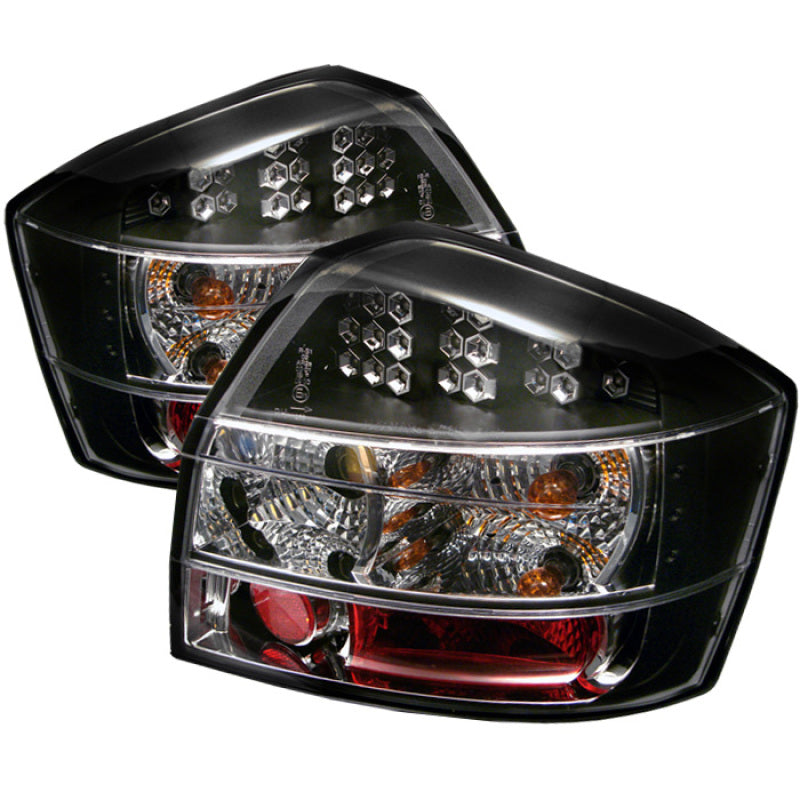SPYDER 5000026 - Spyder Audi A4 02-05 LED Tail Lights Black ALT-YD-AA402-LED-BK