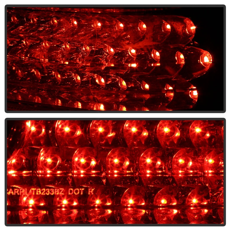 SPYDER 5020659 - Xtune Mercedes Benz W210 E-Class 96-02 LED Tail Lights Red Smoke ALT-CL-MBW210-LED-RSM