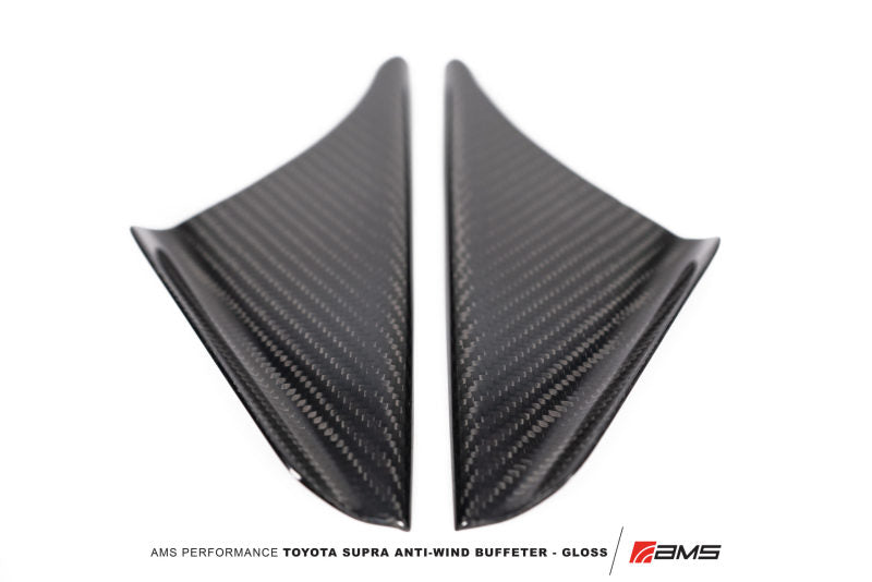 AMS AMS.38.06.0002-1 - Performance 2020+ Toyota GR Supra Anti-Wind Buffeting KitGloss Carbon