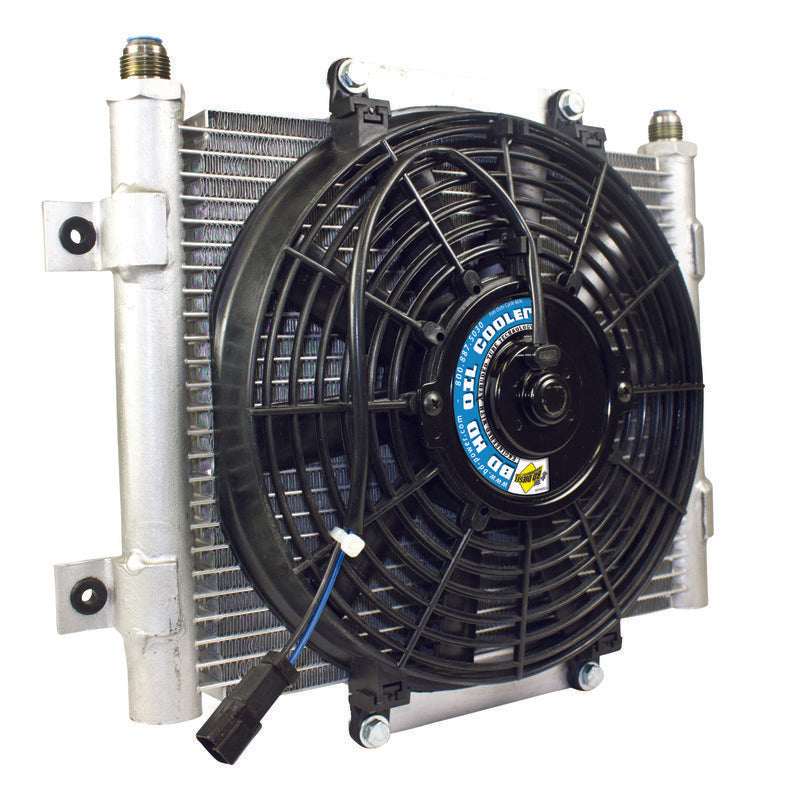 BD Diesel 1300611 BD Diesel Xtrude Trans Cooler w/Fan 5.5in - free shipping - Fastmodz