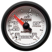 Load image into Gallery viewer, AutoMeter 7503 - Autometer Phantom II 52.4mm Mechanical Vacuum / Boost Gauge 30 In. HG/30 PSI