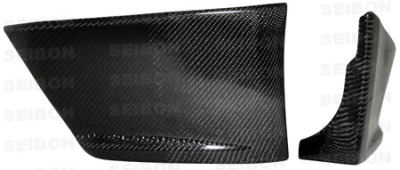 Seibon RL0809MITEVOX-OE FITS 08-09 Mitsubishi Evo X OEM style Carbon Fiber Rear Lip