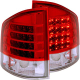 ANZO 311013 -  FITS: 1995-2005 Chevrolet S-10 LED Taillights Red/Clear