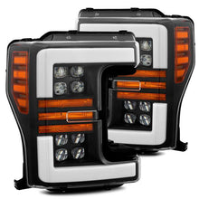 Load image into Gallery viewer, AlphaRex 880102 FITS 17-19 Ford F-250 SD NOVA LED Proj Headlights Plank Style Matte Blk w/Activ Light/Seq Signal