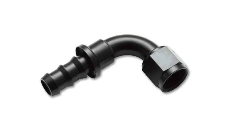 Vibrant 22910 FITS -10AN Push-On 90 Deg Hose End Fitting - Aluminum