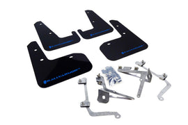 Rally Armor MF19-UR-BLK/BL FITS: 11+ STI/WRX Sedan Only UR Black Mud Flap w/ Blue Logo