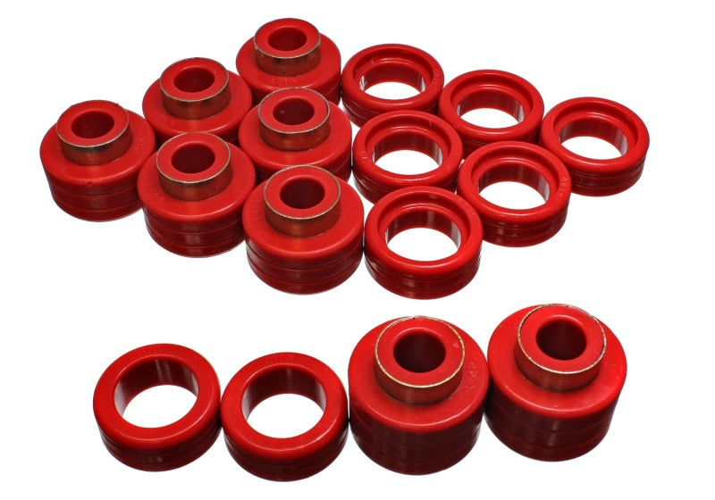Energy Suspension 3.4122R - Chevy Xtra Cab 2&4Wd Body MtsRed