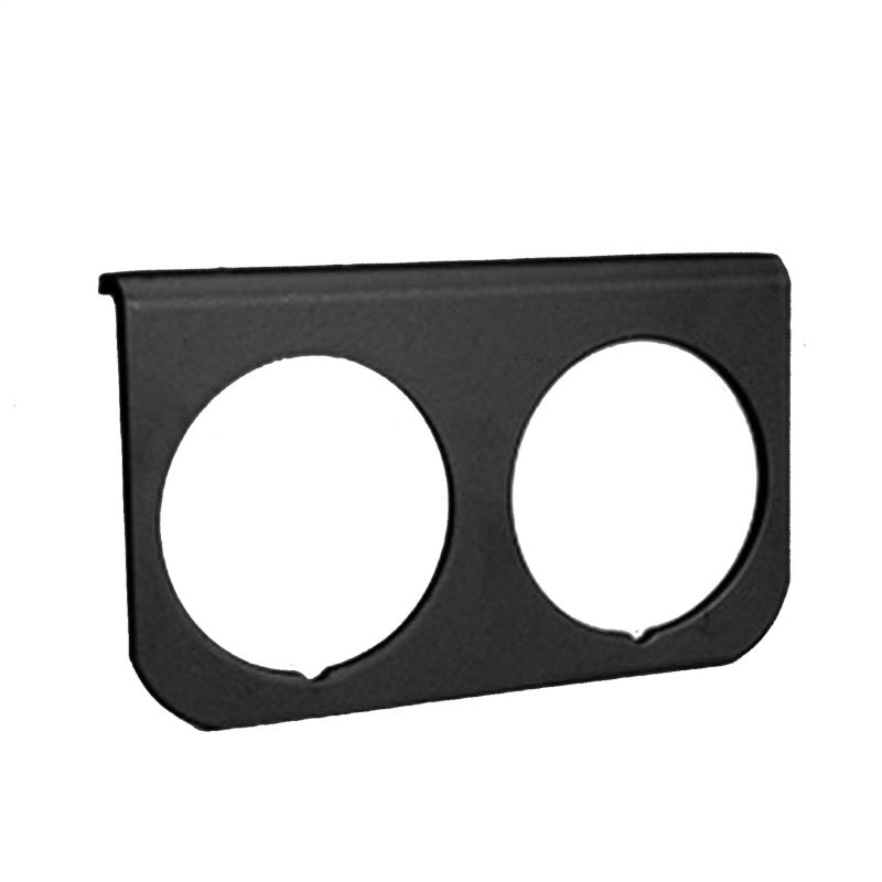 AutoMeter 2237 - Autometer 2-1/16in Black 2-Hole Gauge Panel