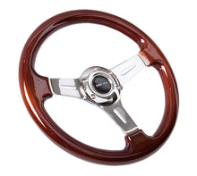 Load image into Gallery viewer, NRG ST-015-1CH - Classic Wood Grain Steering Wheel (330mm) Wood Grain w/Chrome 3-Spoke Center