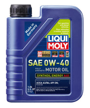 Load image into Gallery viewer, LIQUI MOLY 2049 FITS 1L Synthoil Energy A40 Motor Oil SAE 0W40