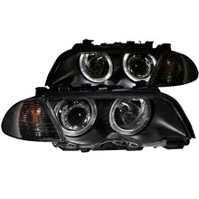 Load image into Gallery viewer, ANZO 121261 -  FITS: 1999-2001 BMW 3 Series E46 Projector Headlights w/ Halo Black (CCFL)