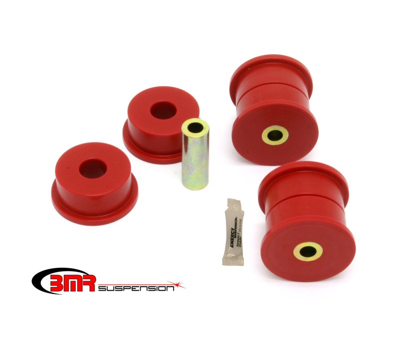 BMR Suspension BK029 - BMR 10-15 5th Gen Camaro Pro Version Differential Mount Bushing Kit (Polyurethane) Red