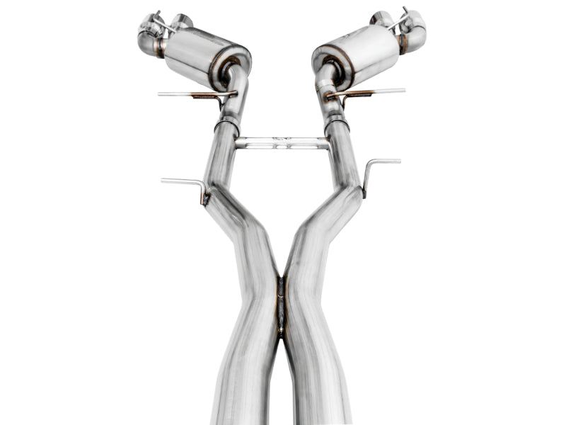 AWE Tuning 3020-42068 FITS 16-19 Chevy Camaro SS Non-Res Cat-Back Exhaust -Touring Edition (Quad Chrome Silver Tips)