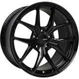 Enkei 529-880-8045BK - TSR-X 18x8 45mm Offset 5x100 BP 72.6mm Bore Gloss Black Wheel